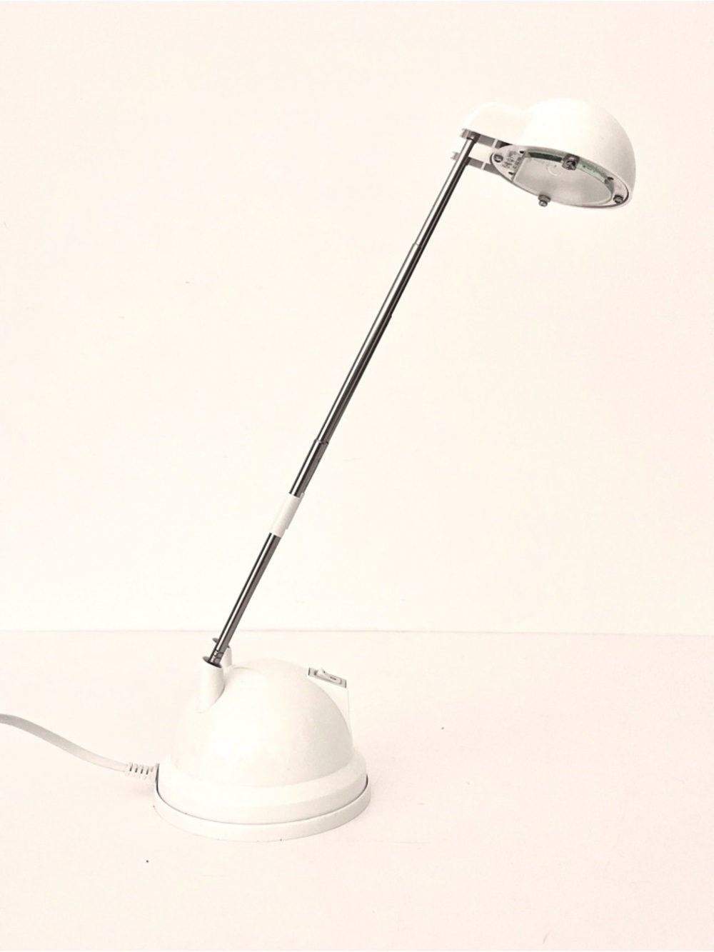 IKEA Espressivo Telescopic Halogen Desk Lamp Off White Vintage